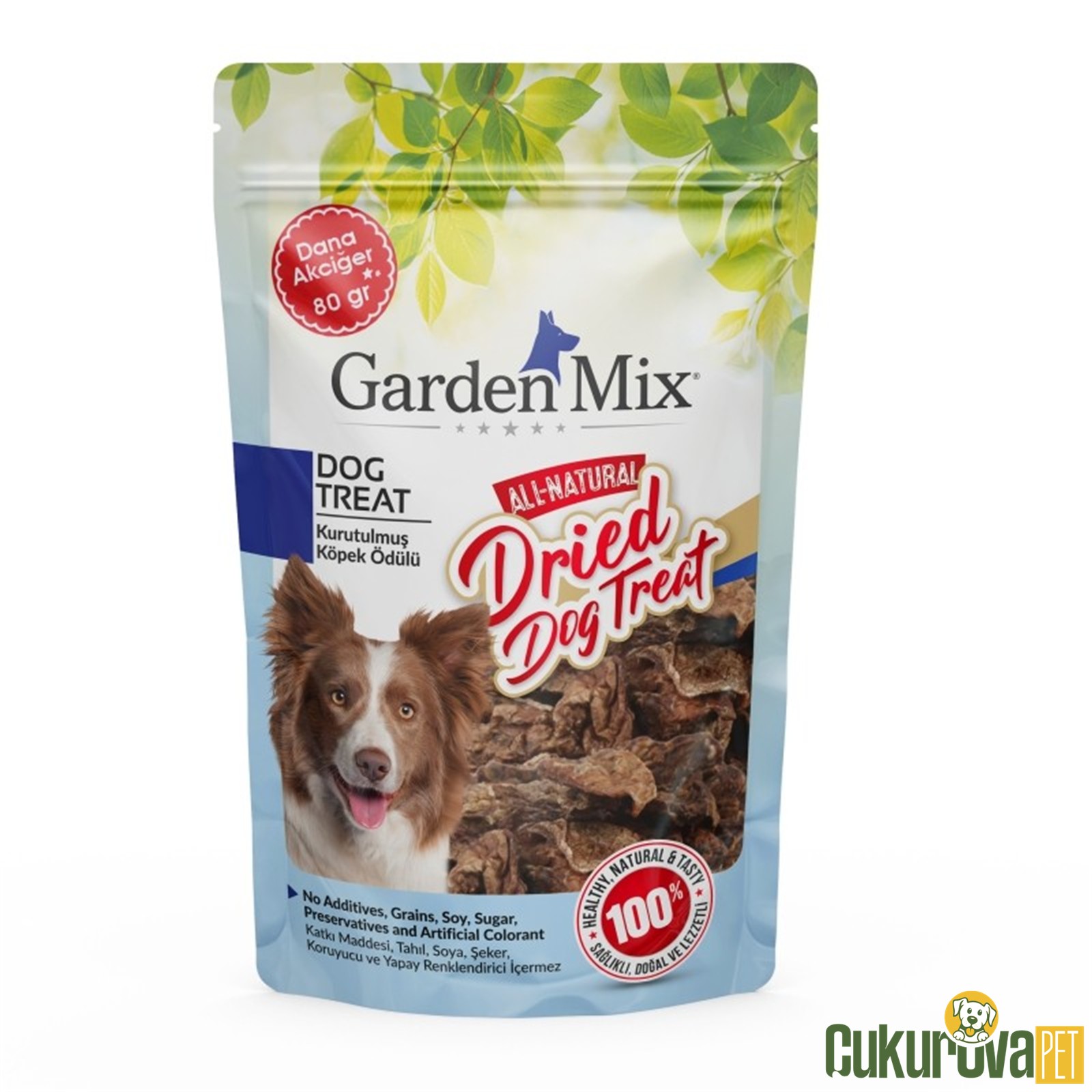 Gardenmix Köpek Ödülü Kurutulmuş Dana Akciğer 80 Gr