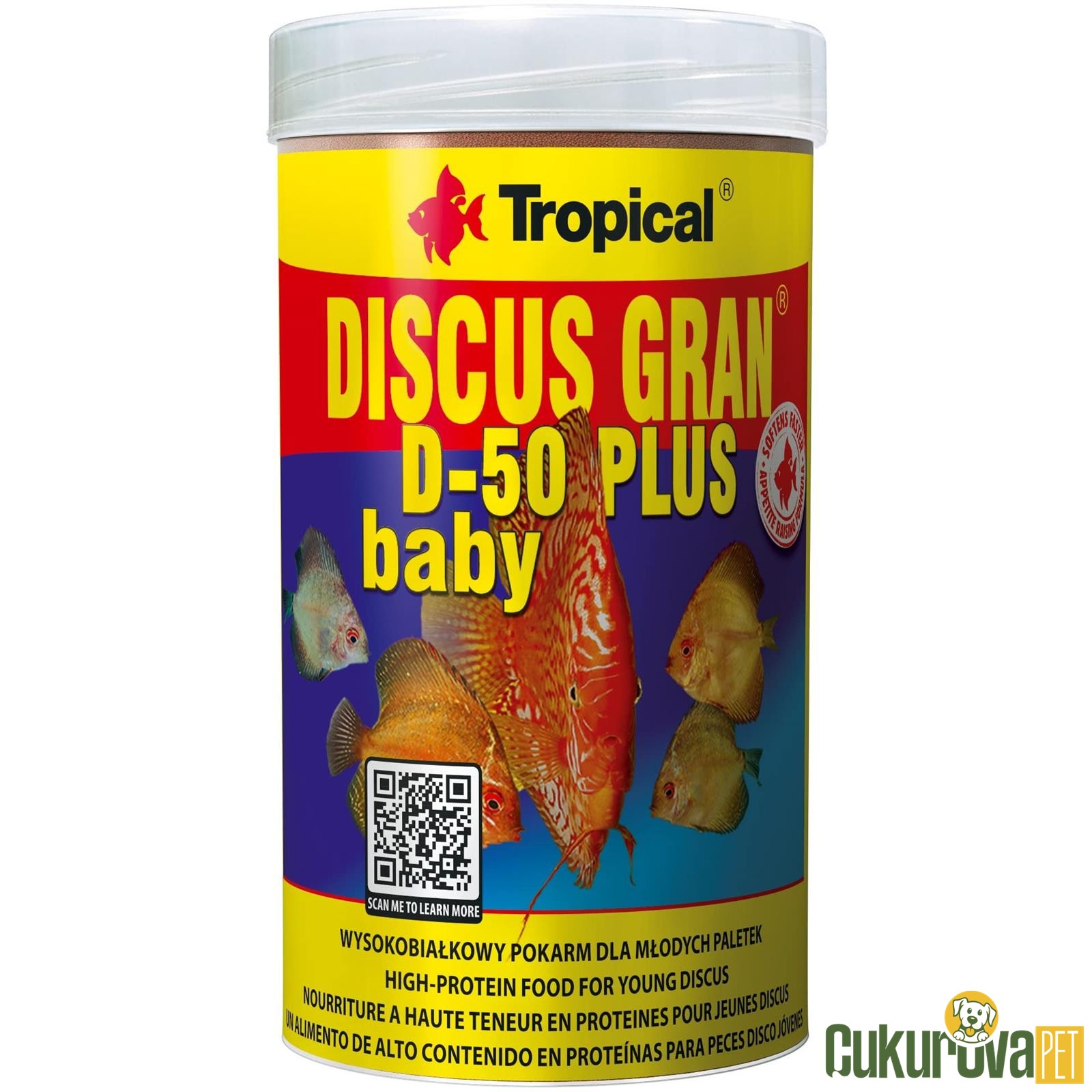 Tropical Discus Gran D-50 Plus Baby Granül Yem 100 Ml - 52 Gr
