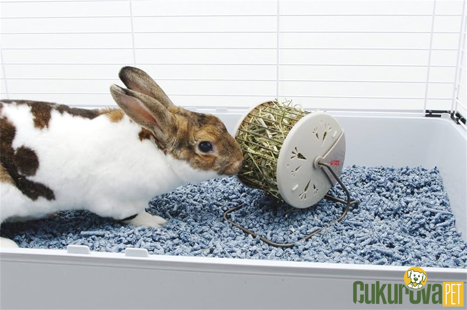 Living World Kemi̇rgenler İçi̇n Saman Çarkı 13 x 13 x 15 Cm