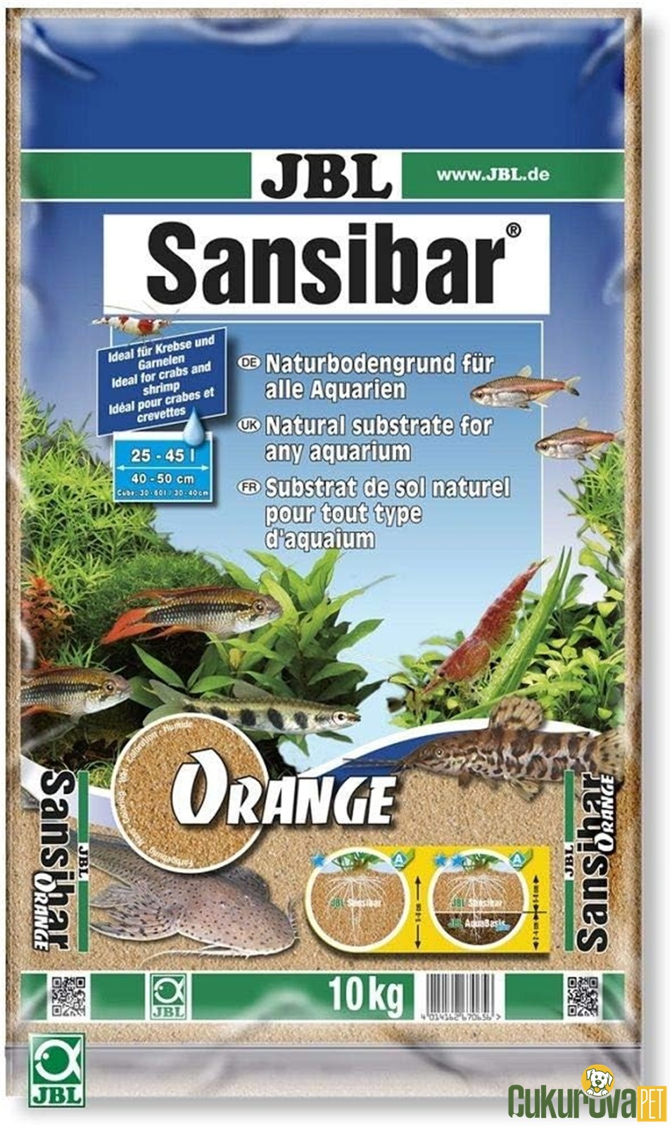 Jbl Sansibar Akvaryum Kumu Turuncu 0.4 - 1 Mm / 10 Kg