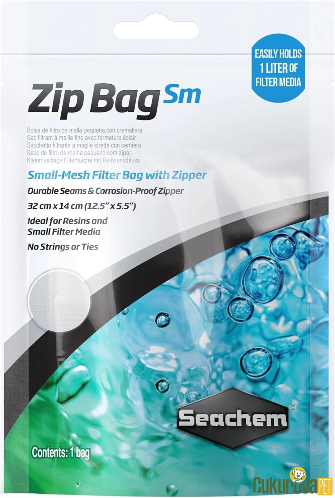 Seachem Zip Bag Filtre Torbası S