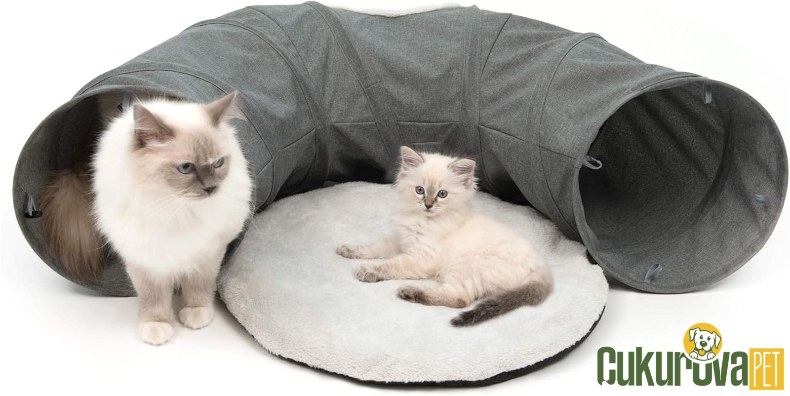 Catit Vesper Kedi̇ Tüneli̇ - Gri̇