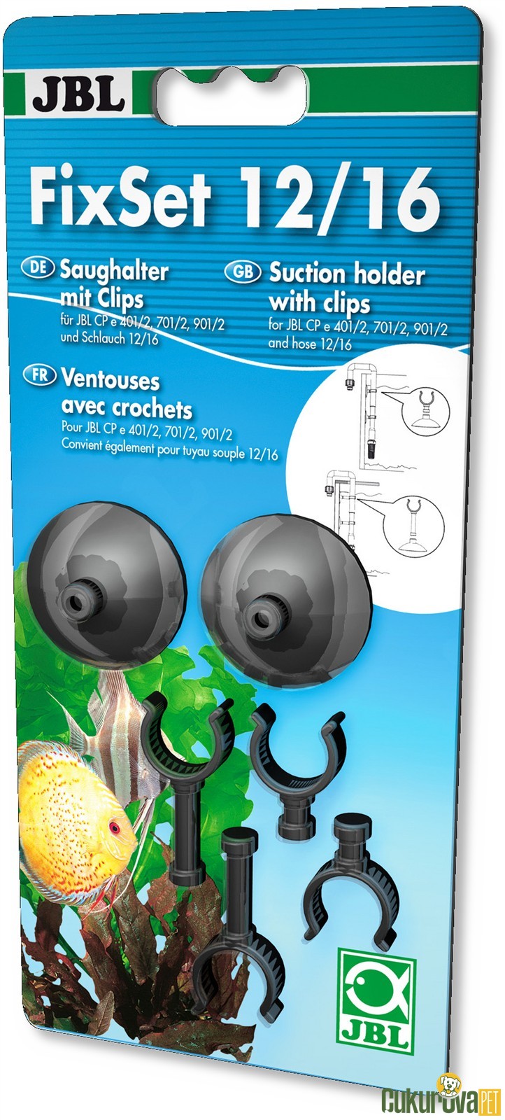 Jbl FixSet Vantuz Seti 12 / 16 Mm