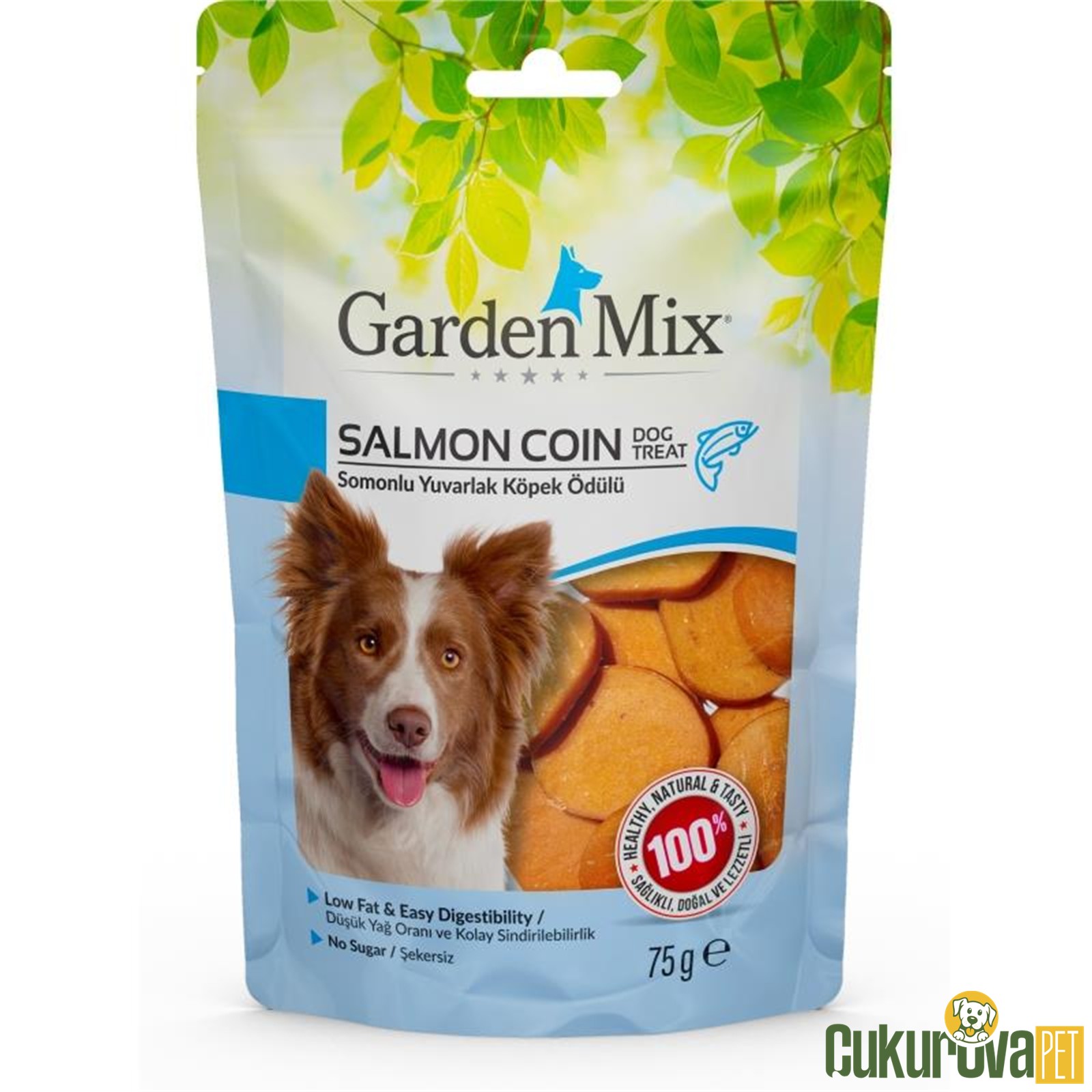 Gardenmix Somonlu Yuvarlak Köpek Ödülü 75 Gr