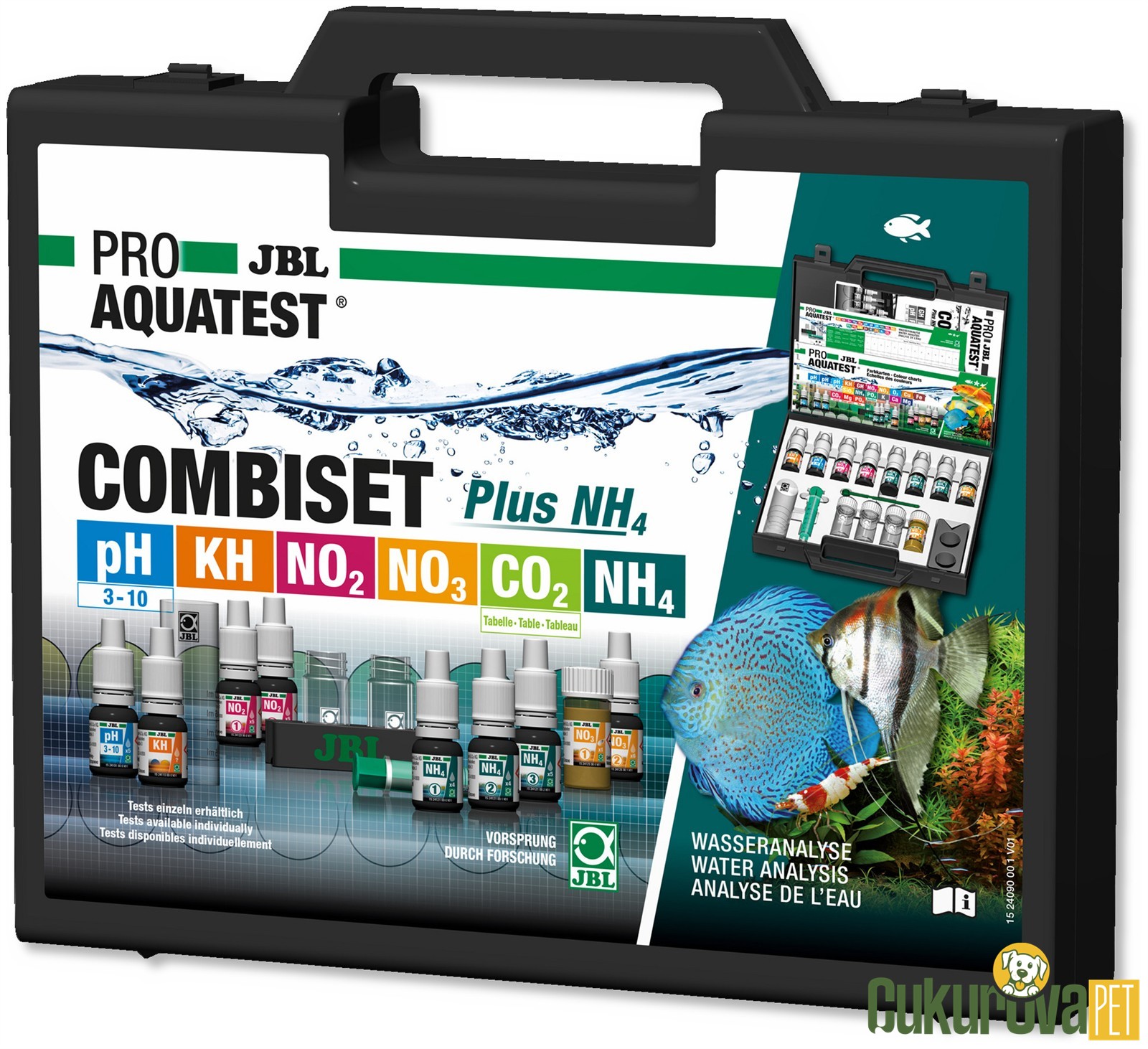 Jbl Proaquatest Combiset Plus Nh4 Test Kiti Combiset 6 Test
