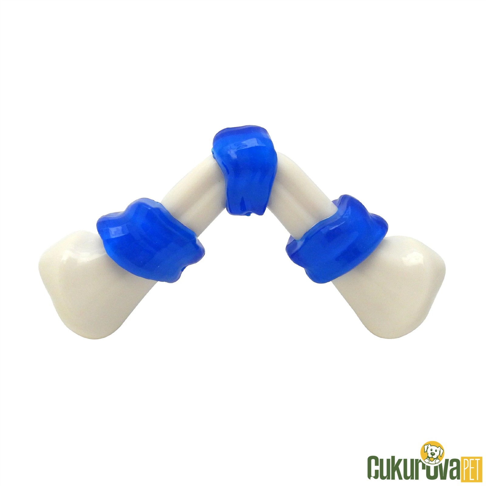 GimDog Sığır Aromalı İnteraktif Kemik Köpek Oyuncağı 18 Cm