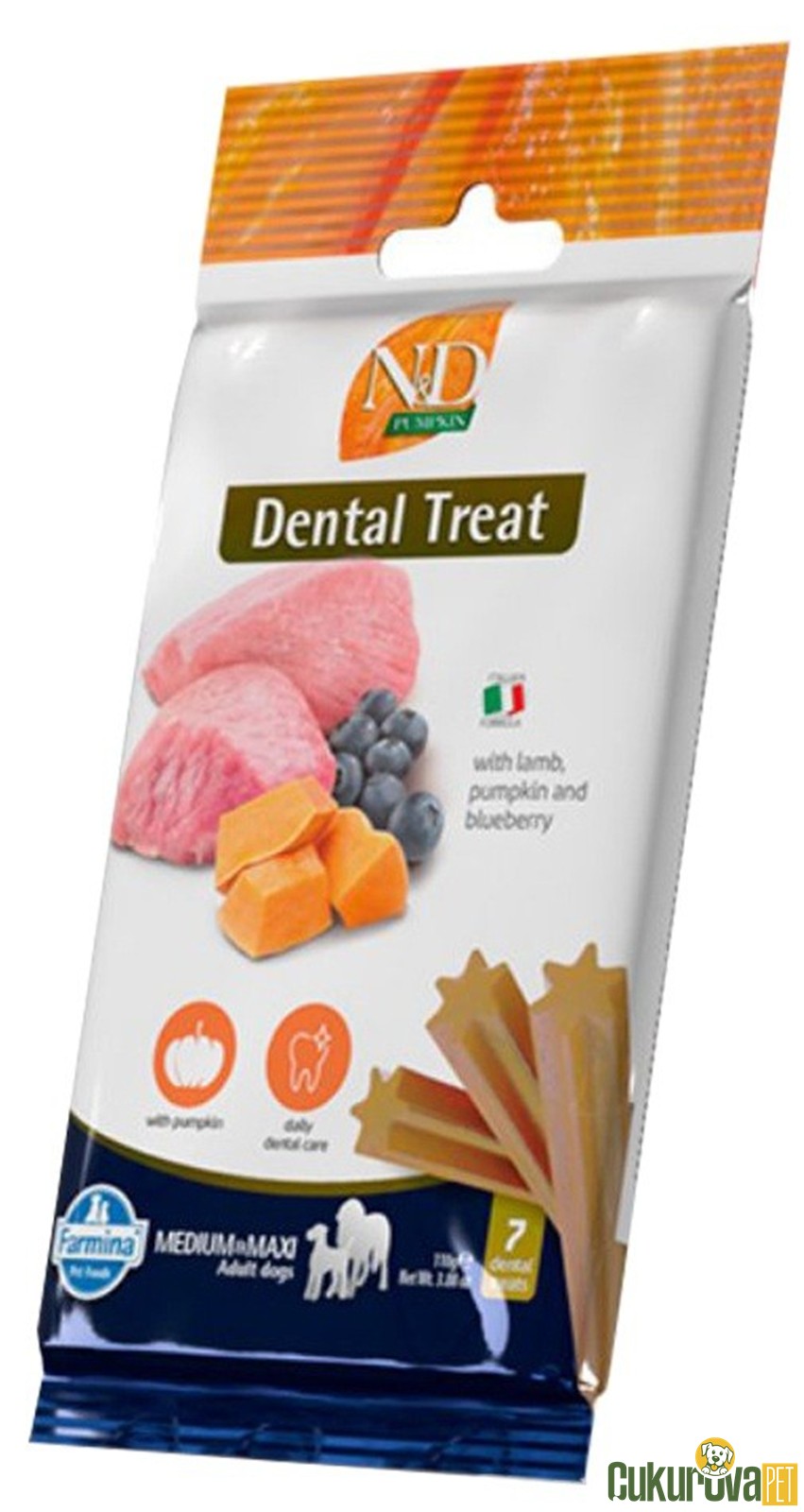 N & D Kuzulu Yaban Mersi̇nli̇ Medium Köpek Ödülü 60 Gr