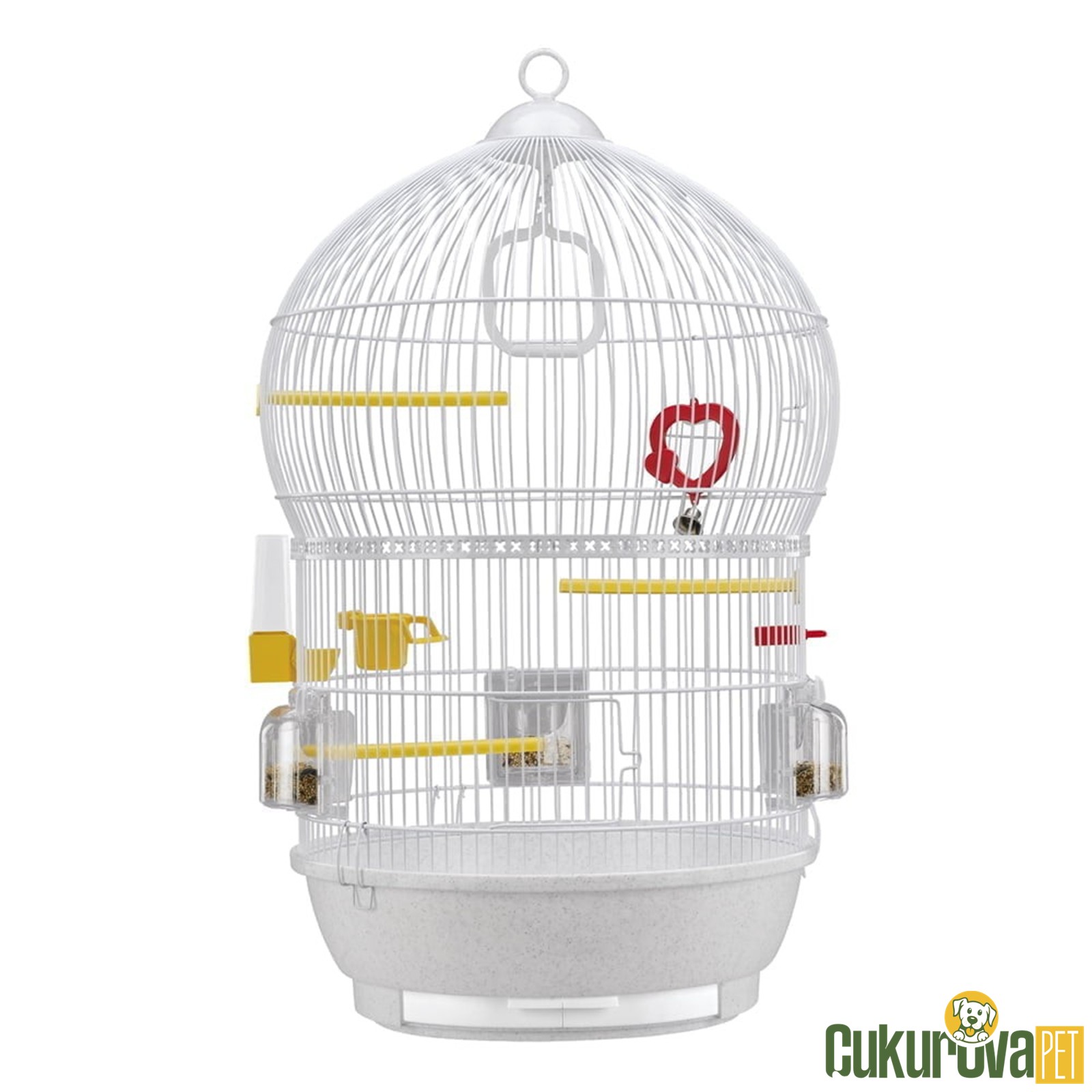 Ferplast Bali Kuş Kafesi Beyaz - 43.5 x 68.5 Cm