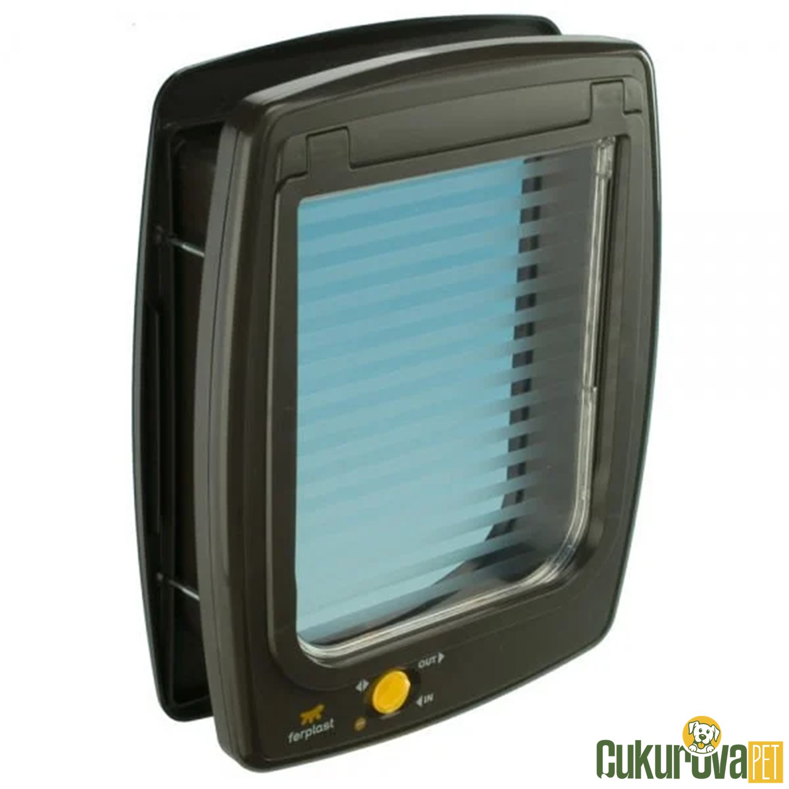 Ferplast Swing 11 Otomati̇k Köpek Kapısı 31 x 9.6 x 38.4 Cm - Kahverengi̇