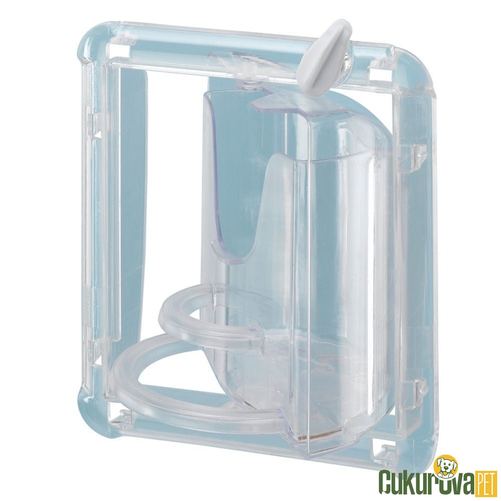 Ferplast Brava Şeffaf Dönen Kuş Yemliği