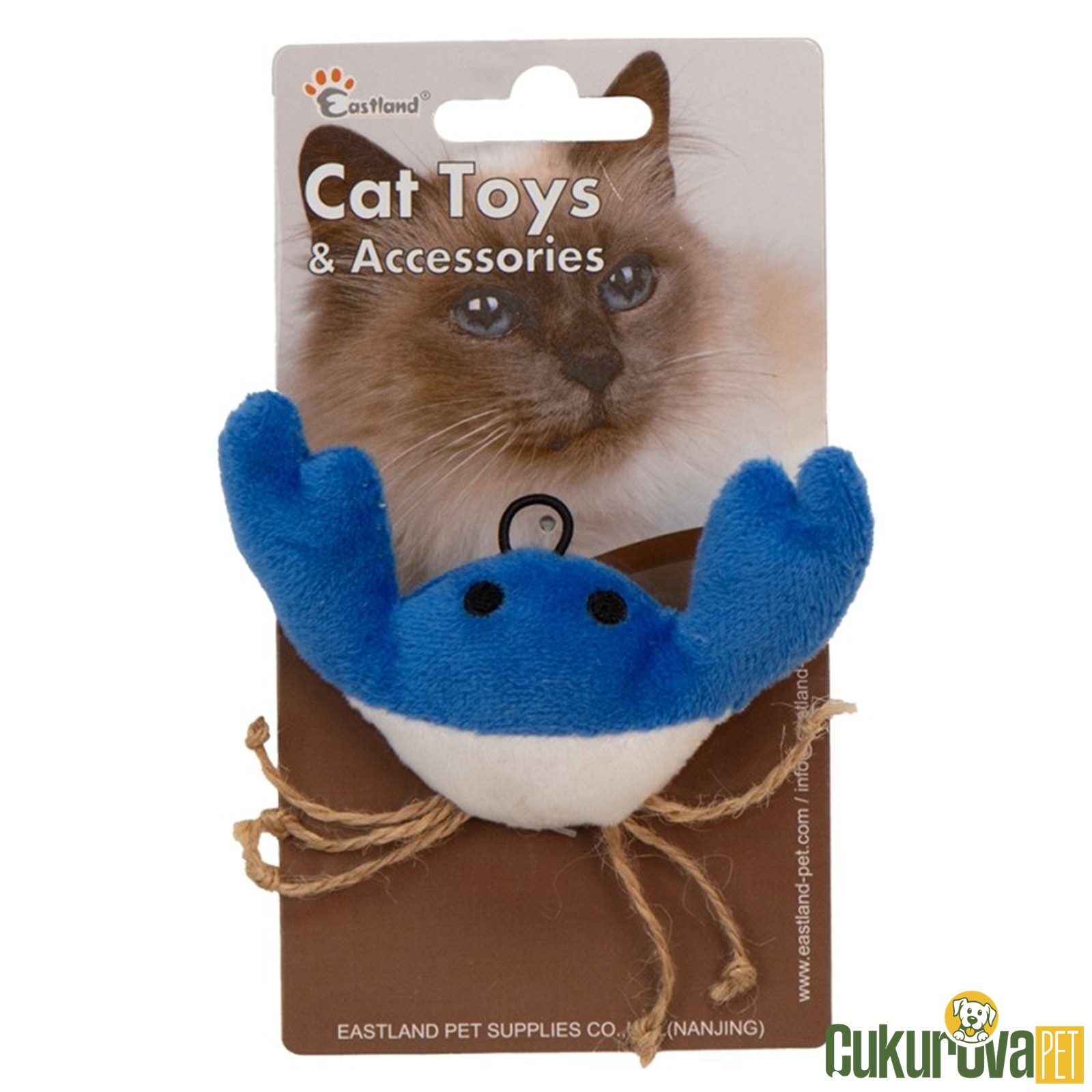 Eastland Kedi̇ Oyuncağı Catnipli Peluş Yengeç 11 Cm