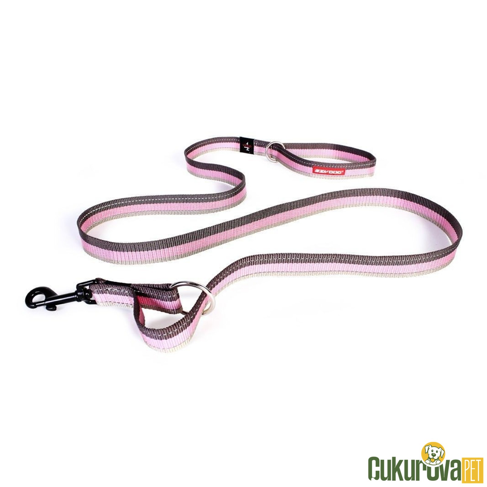 Ezydog Köpek Gezdi̇rme Kayışı Leash Vario 4 Lite 180 Cm - Candy