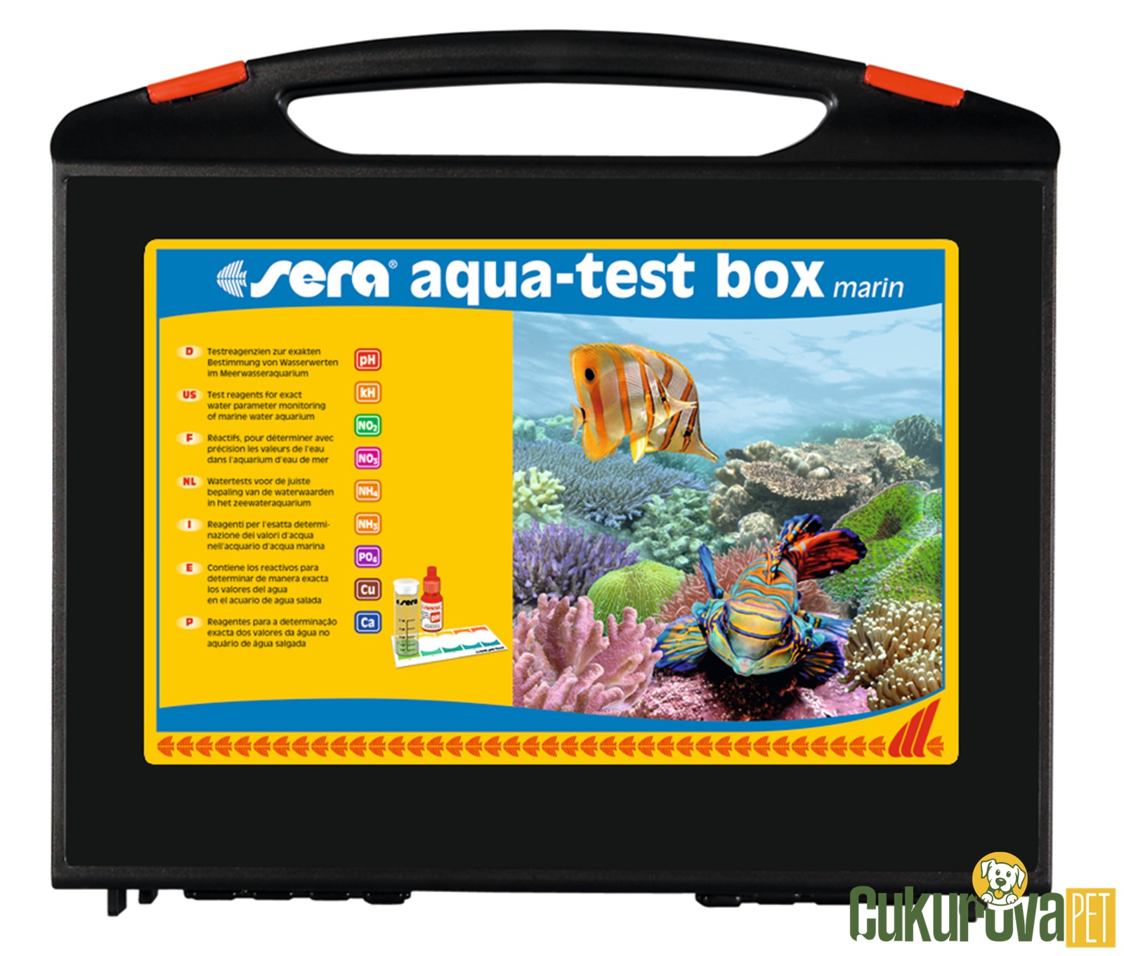 Sera Aqua Test Box Marin