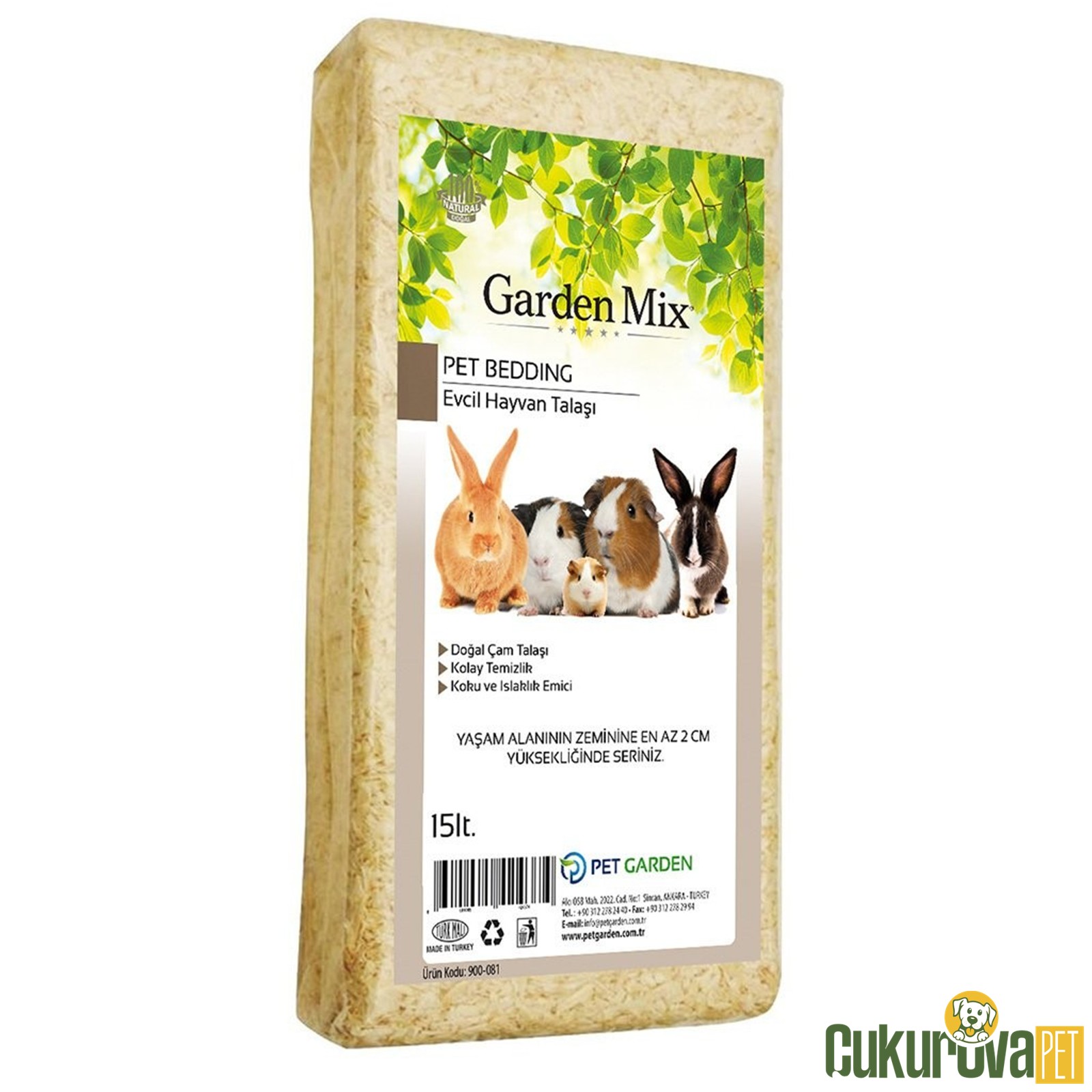 Gardenmix Evcil Hayvan Talaşı 15 L