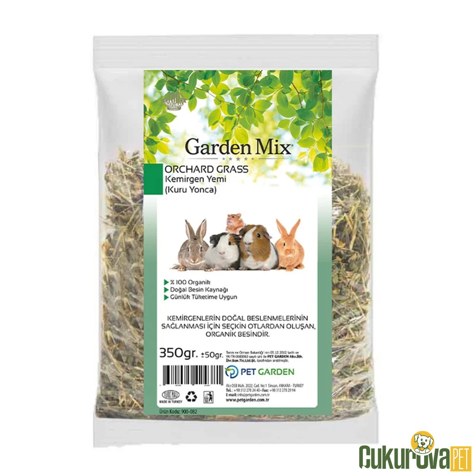 Gardenmix Kemirgenler İçin Kuru Yonca 350 Gr