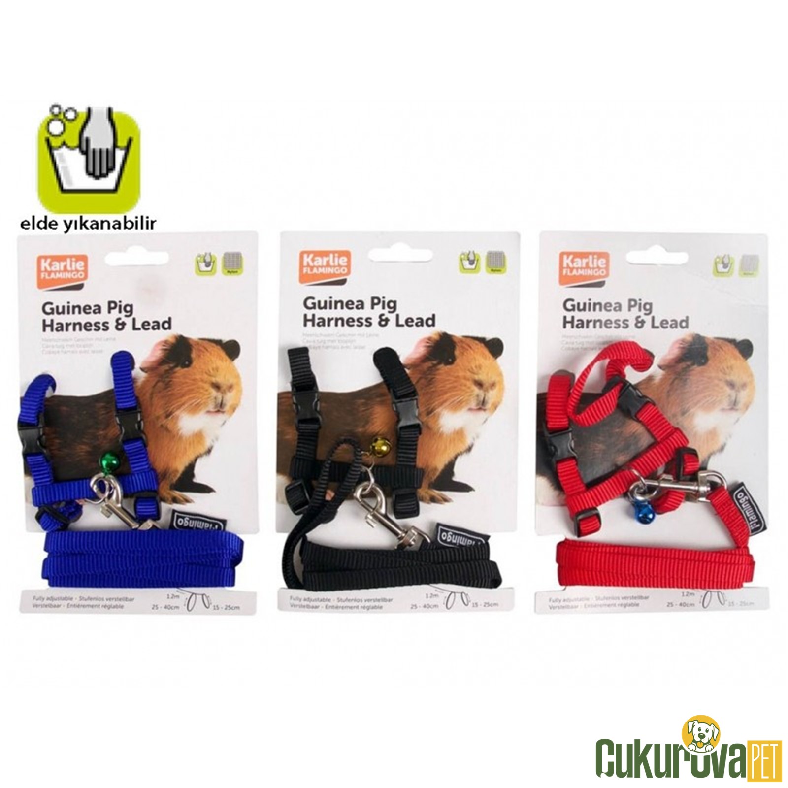 Karlie Gine Pig Tasması Ve Uzatması 120 Cm