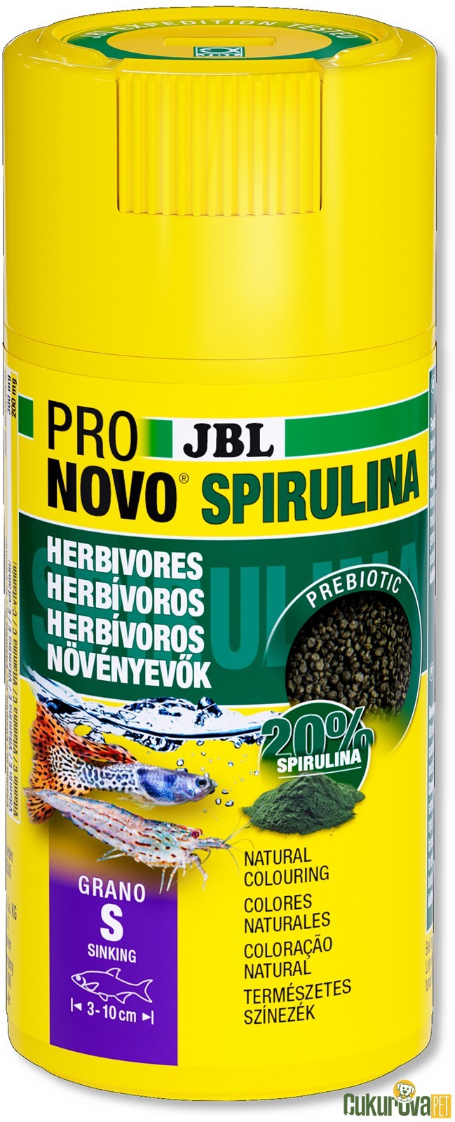 Jbl Pronovo Spirulina Grano S Granül Yem 100 Ml - 58 Gr