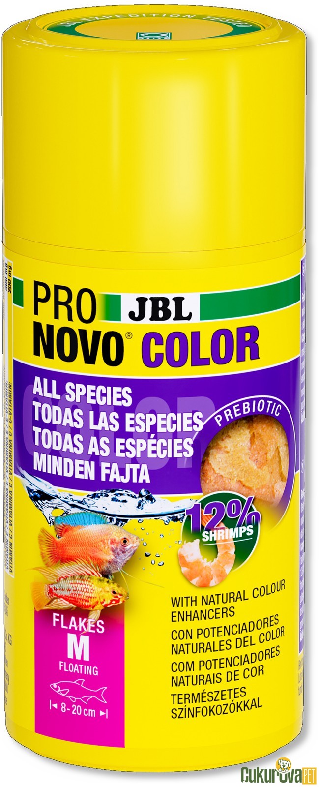 Jbl Pronovo Color Flakes M Pul Yem 100 Ml - 18 Gr