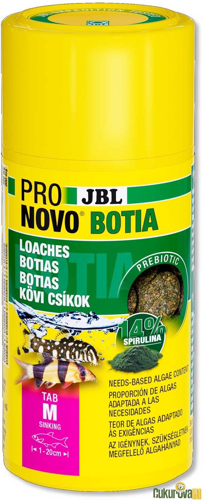 Jbl Pronovo Botia Tab M Tablet Yem 100 Ml - 58 Gr