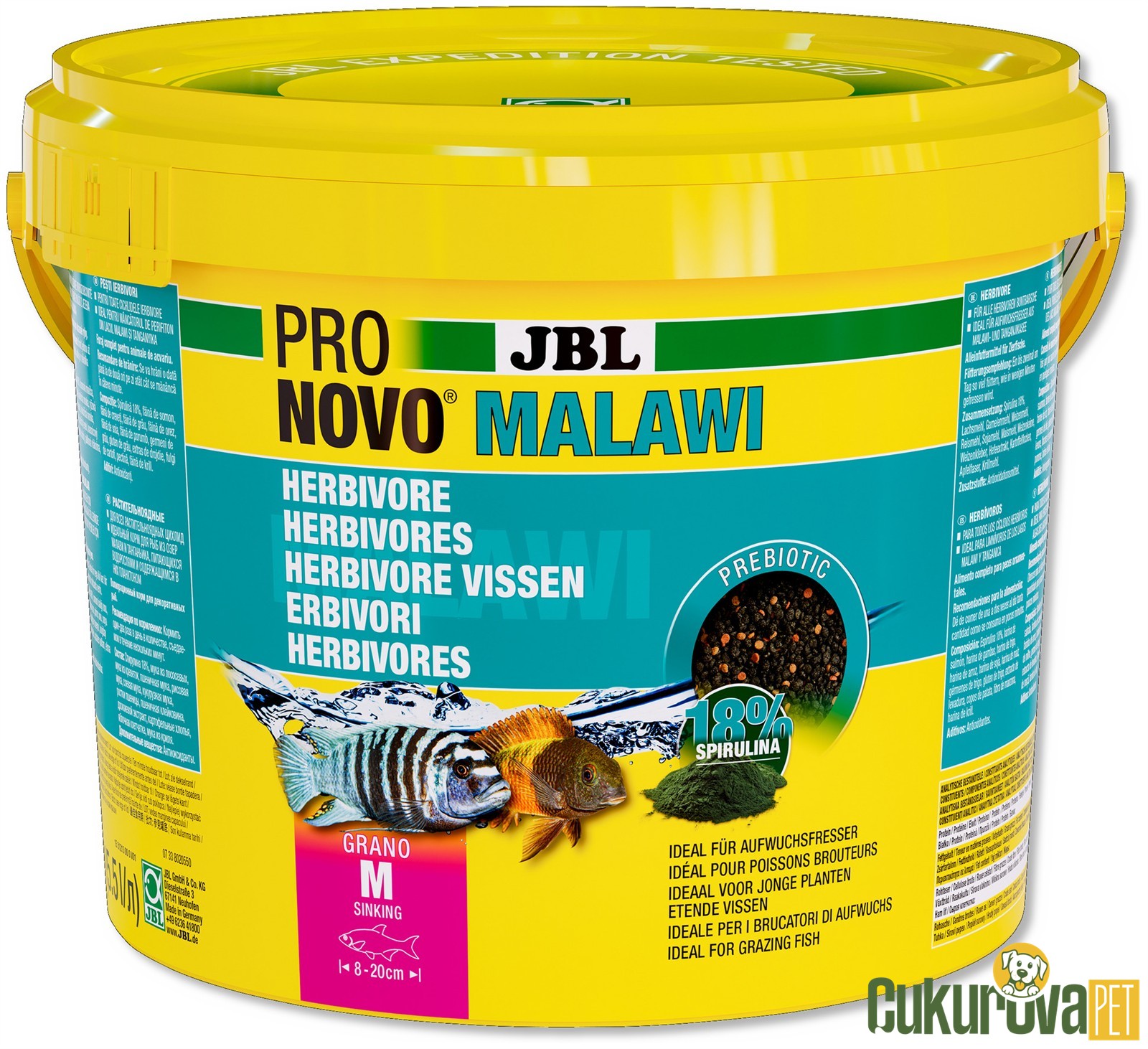 Jbl Pronovo Malawi Grano M Granül Yem 5.5 L - 2750 Gr