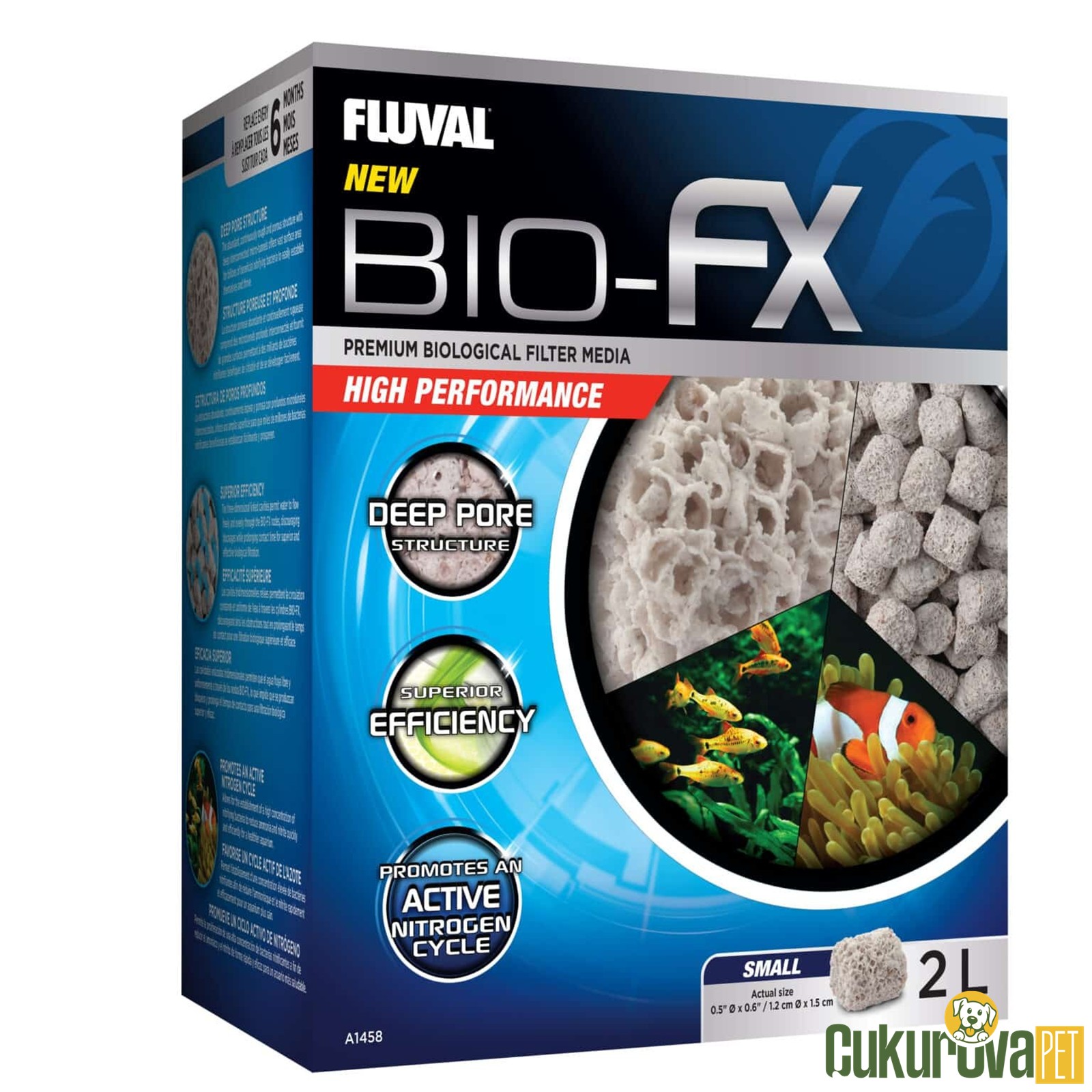 Fluval Bio Fx Bi̇yoloji̇k Fi̇ltre Malzemesi̇ 2 L