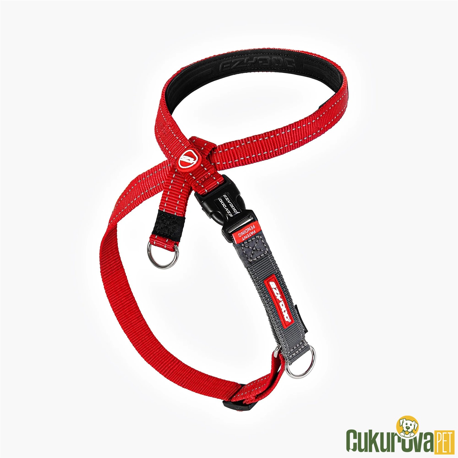 Ezydog Köpek Göğüs Tasması Crosscheck Training L - Kırmızı