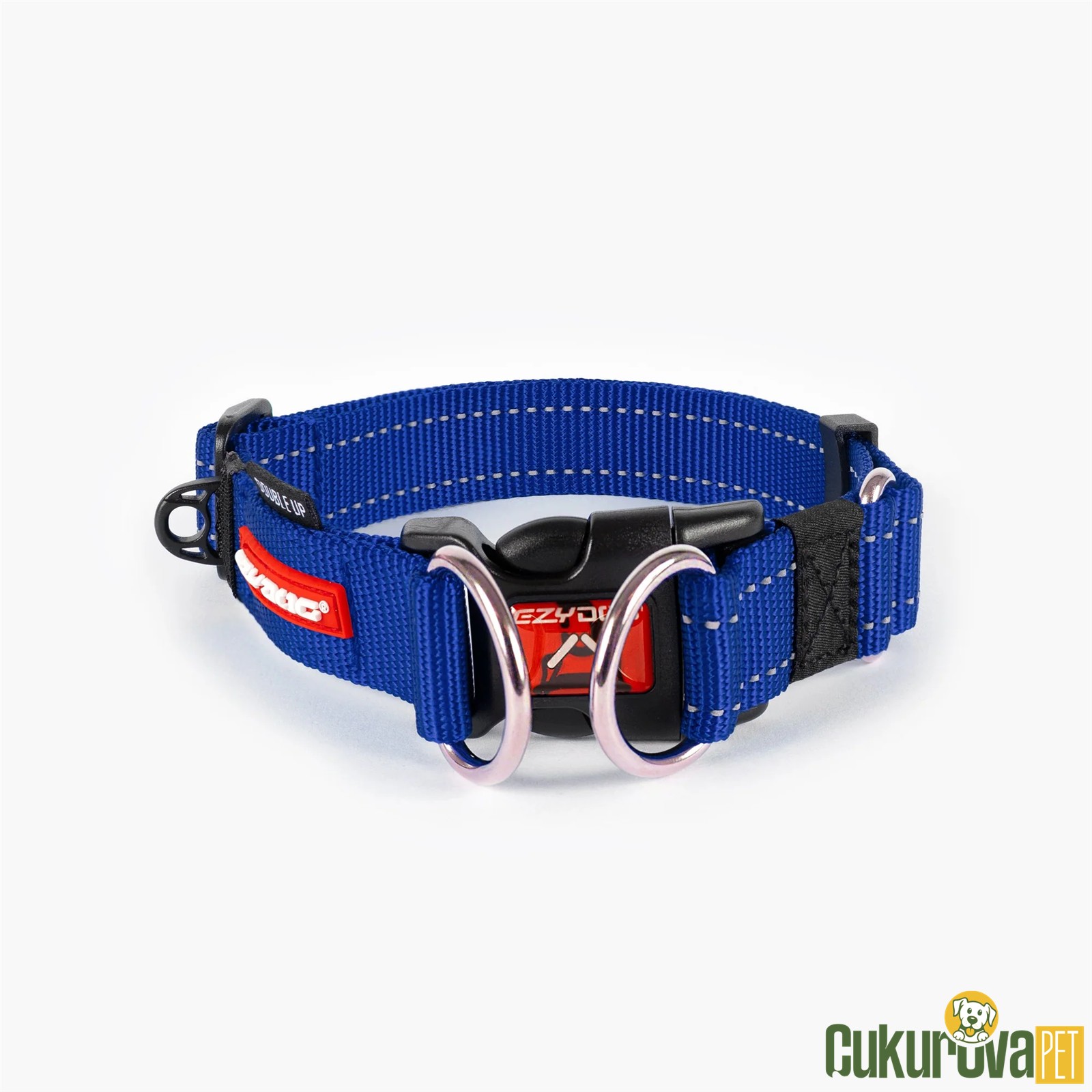 Ezydog Köpek Boyun Tasması Collar Double Up Xl - Mavi̇