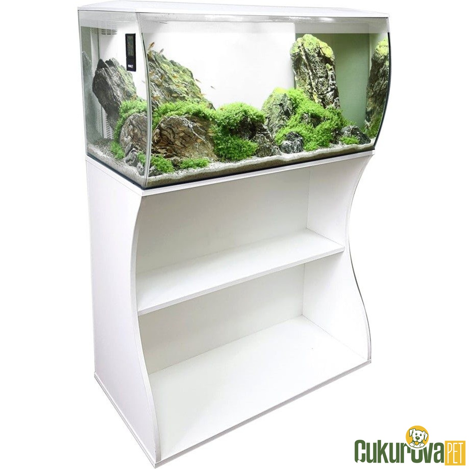 Fluval Flex 123 L Akvaryum İçin Açık Dolap Beyaz