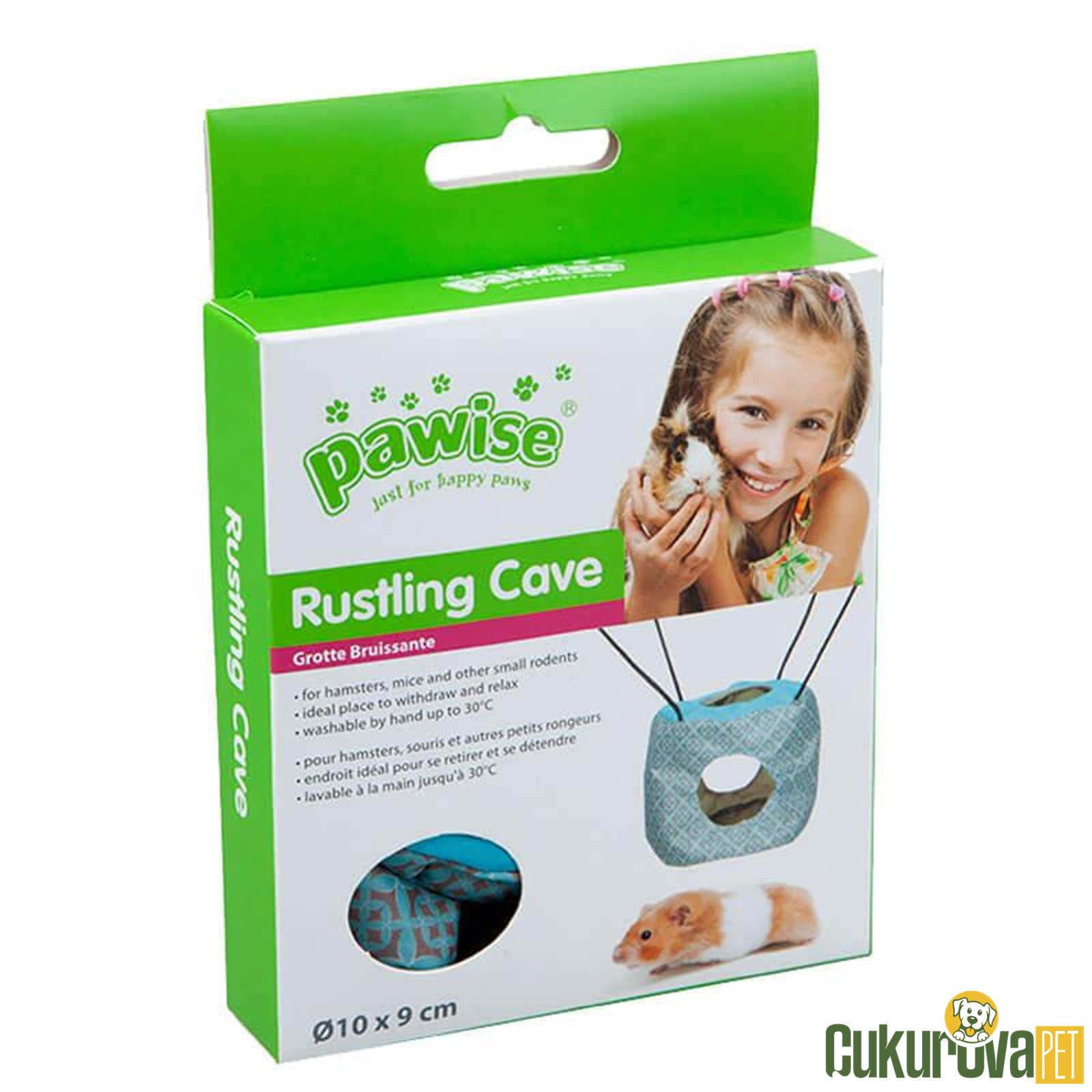 Pawise Kemirgenler İçin Asılabilir Kumaş Mağara 10 x 9 Cm