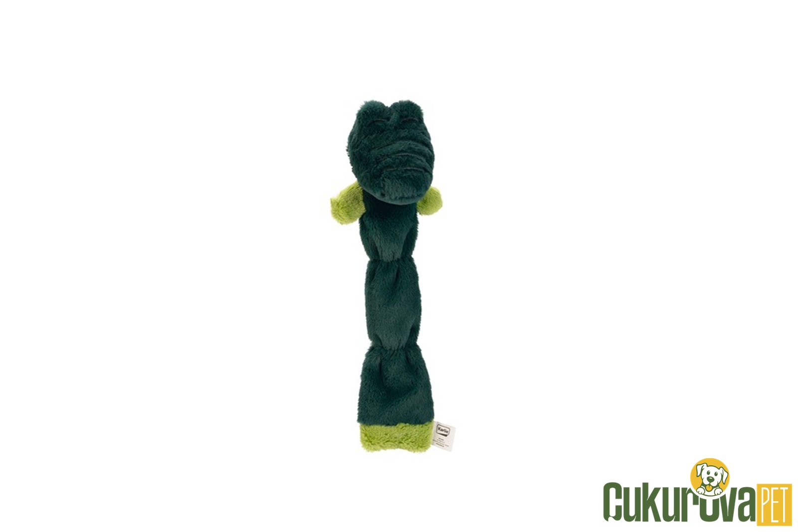 Karlie Flatino Aligator Peluş Timsah Köpek Oyuncağı Yeşil - 50 Cm