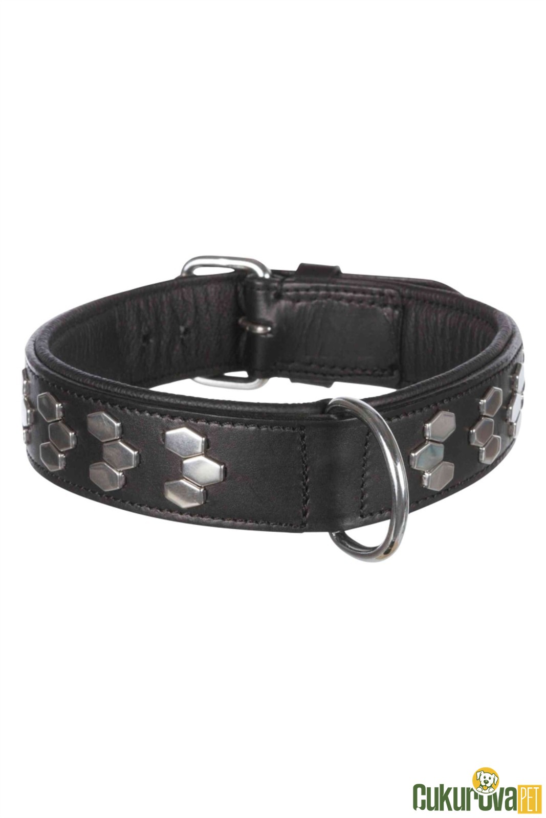 Trixie Gerçek Deri̇ Köpek Boyun Tasması 65 - 75 Cm x 40 Mm - Xl - Si̇yah