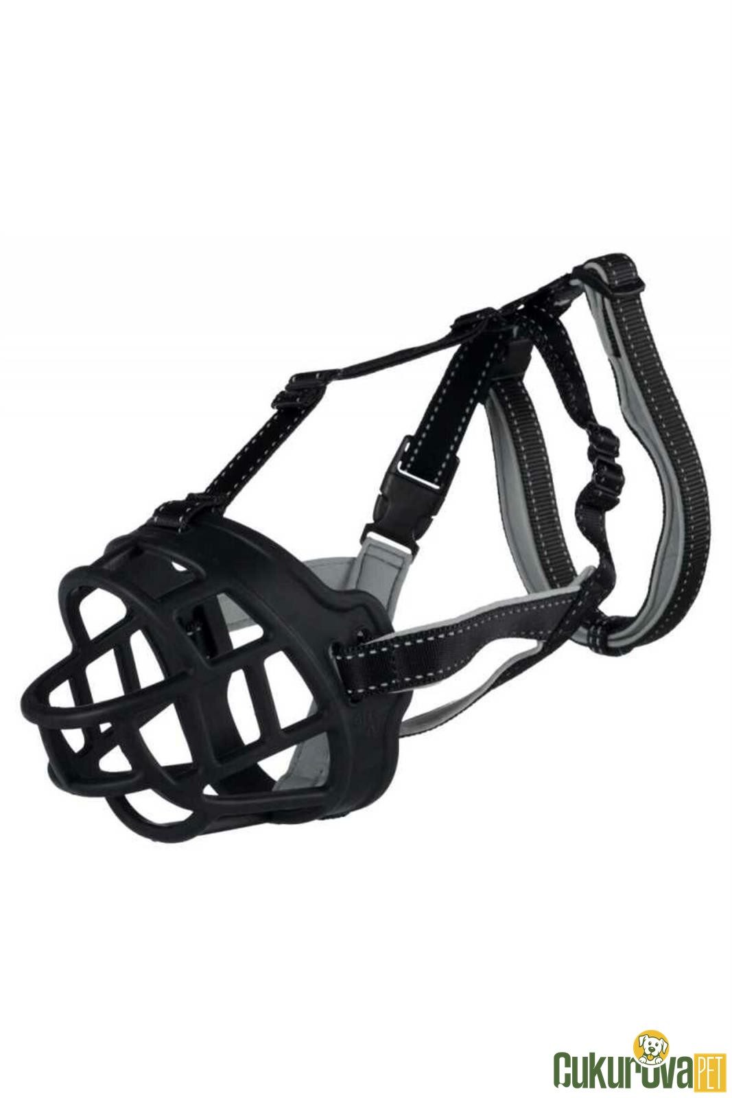 Trixie Esnek Si̇li̇kon Köpek Ağızlığı - S - Si̇yah