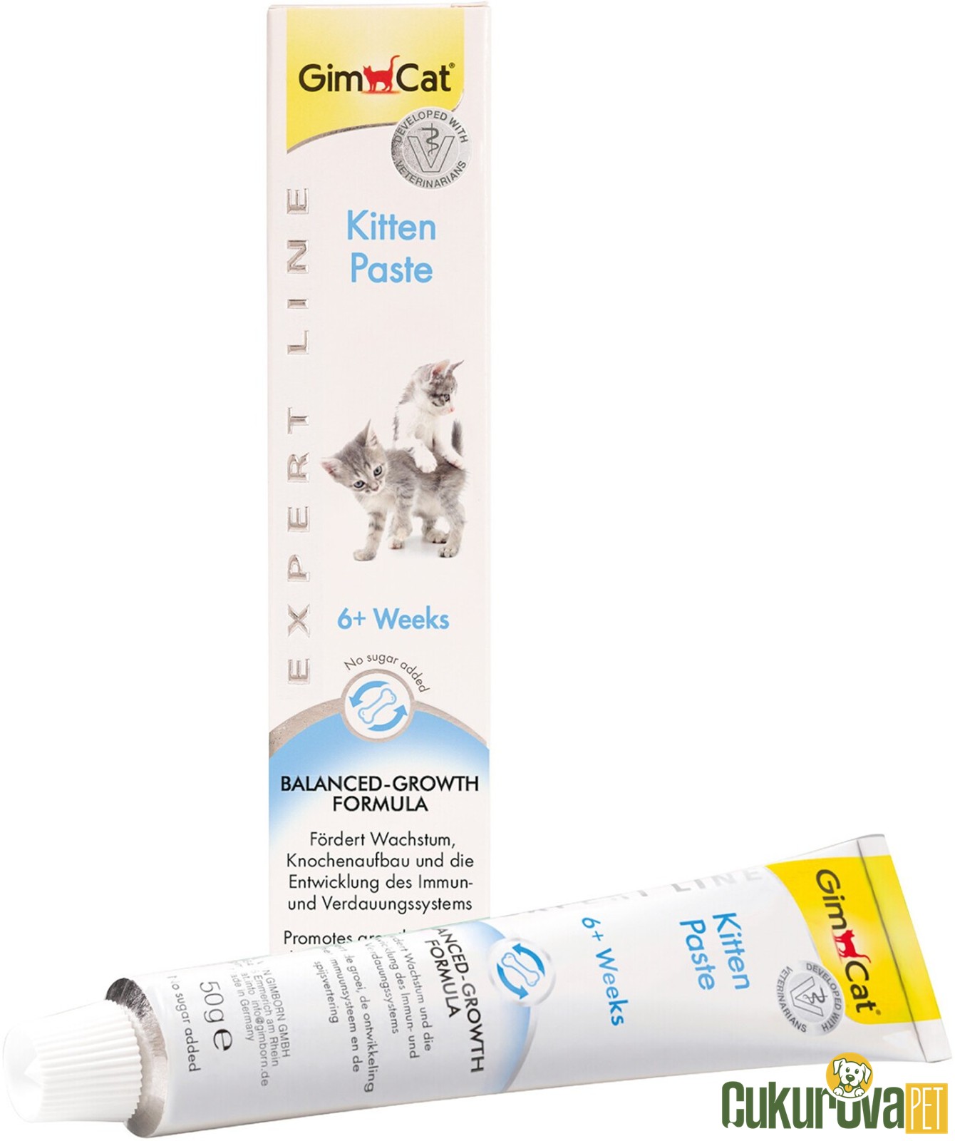 GimCat Kitten Paste 6+ Weeks Kedi Vitamin Macunu 50 Gr