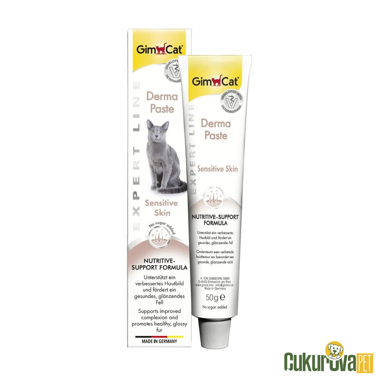 GimCat Derma Paste Senstive Skin Kedi Vitamin Macunu 50 Gr