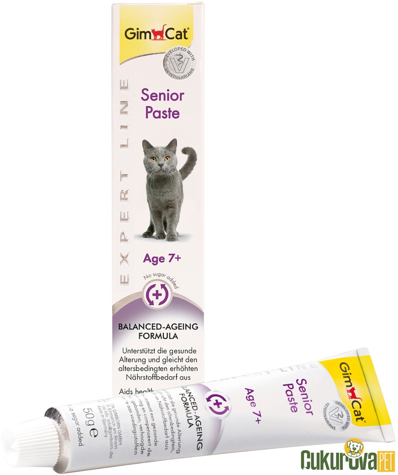 GimCat Senior Paste Age 7+ Yaşlı Kedi Vitamin Macunu 50 Gr