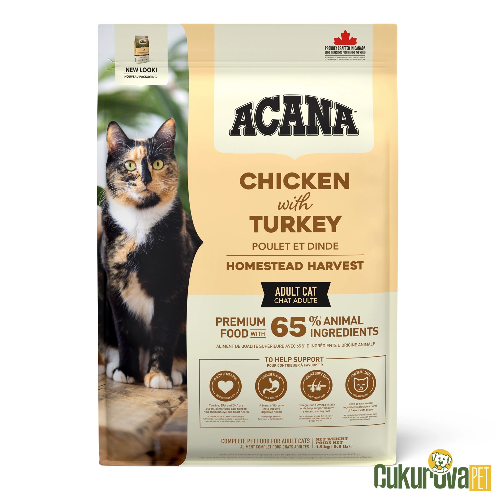 Acana Homestead Harvest Yetişkin Kedi Maması 4.5 Kg