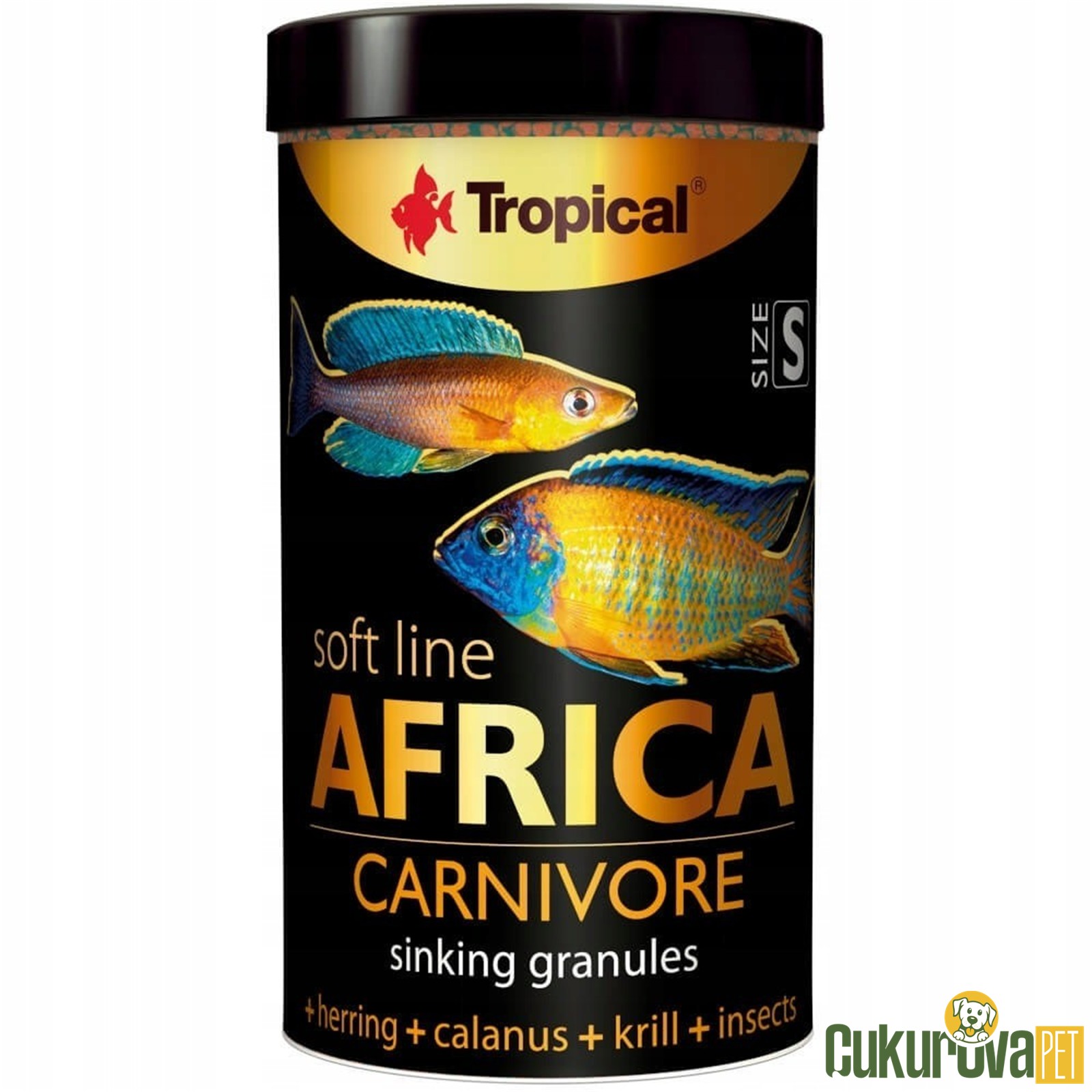 Tropical Soft Line Africa Carnivore Size S Granül Yem 250 Ml - 150 Gr