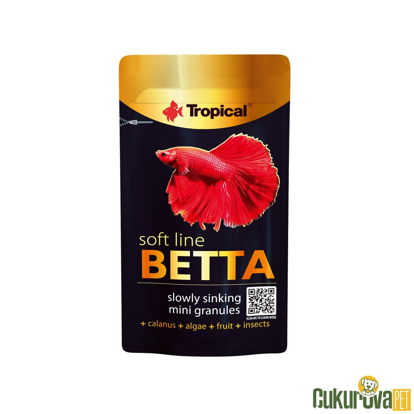 Tropical Soft Line Betta Granül Yem 5 Gr