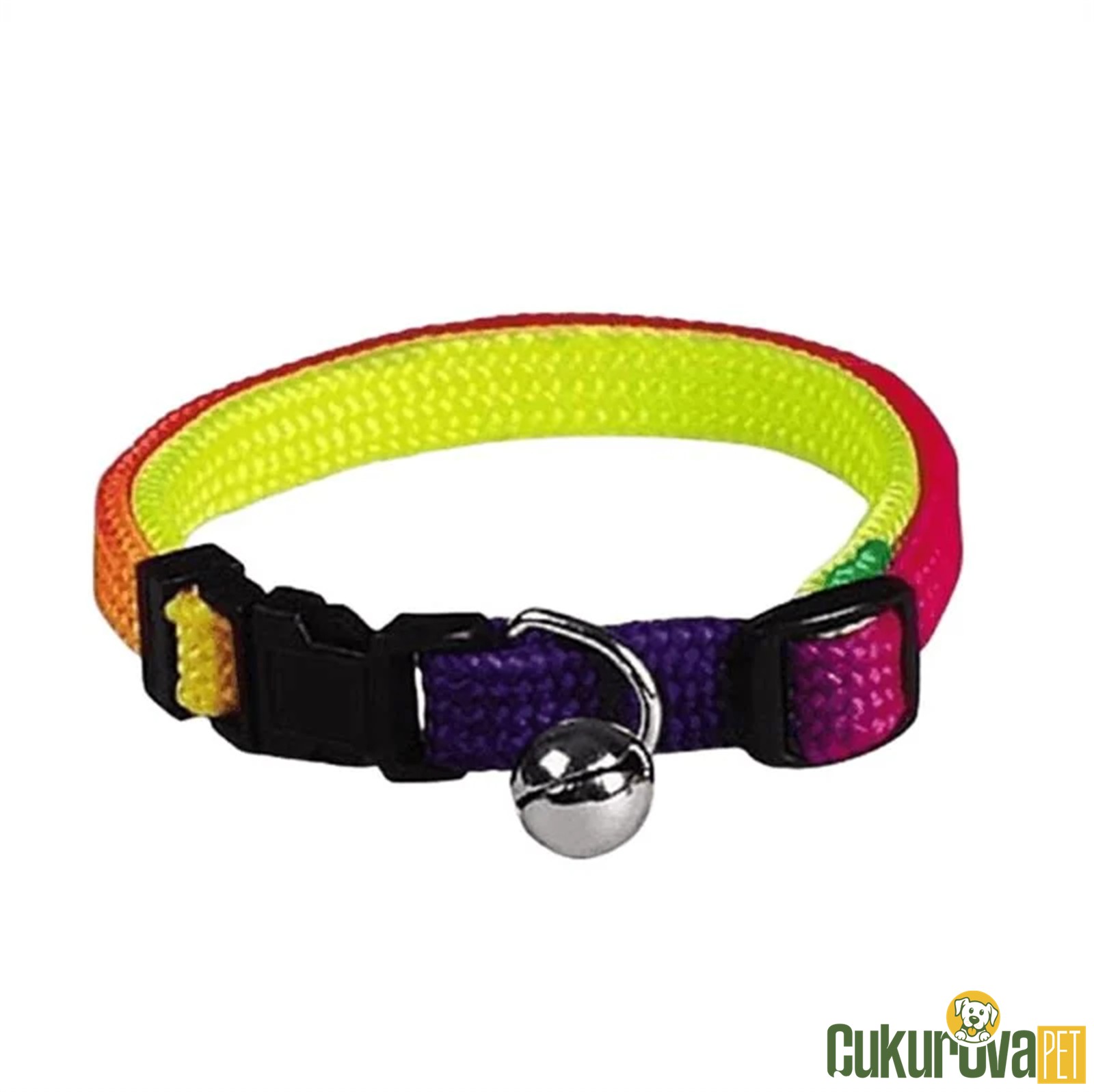 Eastland Zilli Kedi Boyun Tasması Karışık Renkli 10 Mm x 25 - 36 Cm