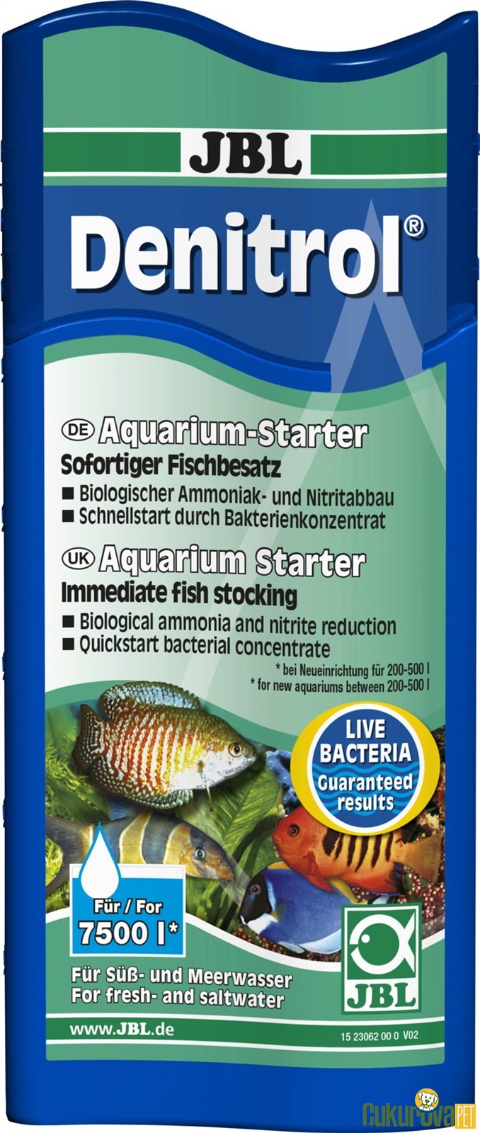 Jbl Denitrol Bakteri Başlatıcı Su Düzenleyici 250 Ml