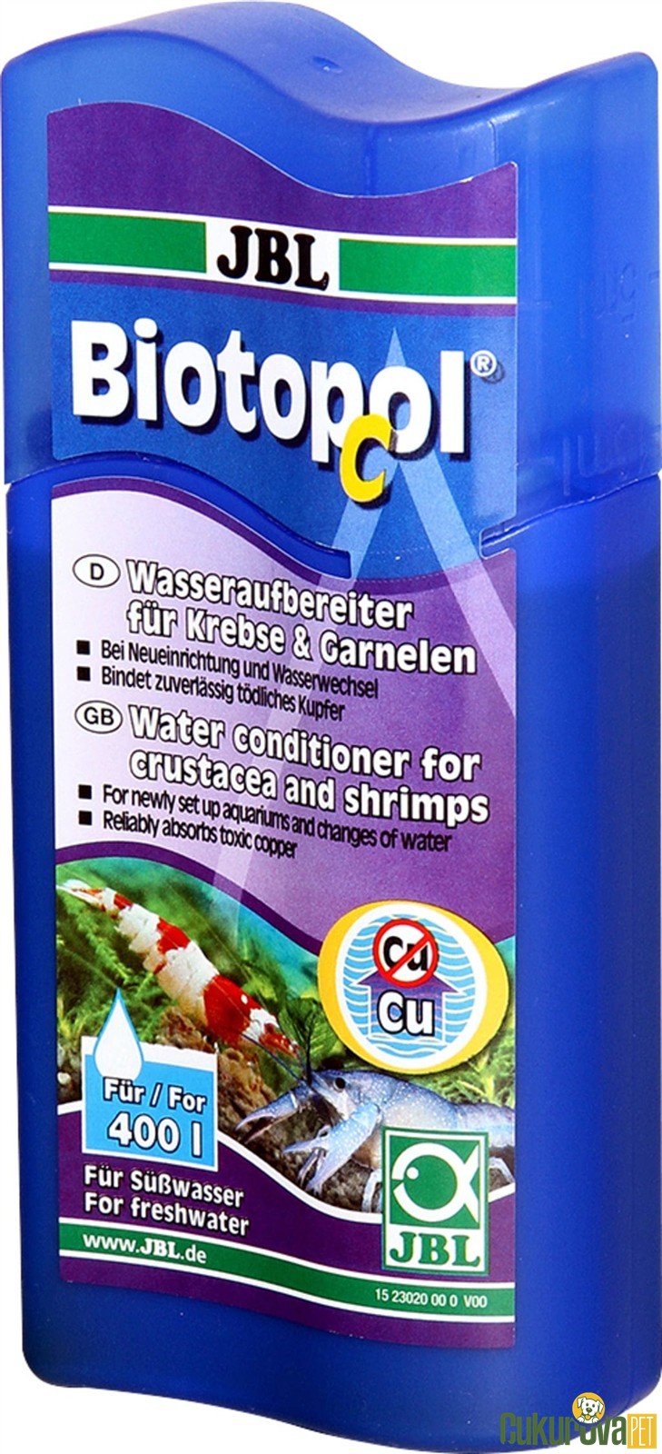 Jbl Biotopol C Kabuklu Ve Karidesler İçin Su Düzenleyici 100 Ml