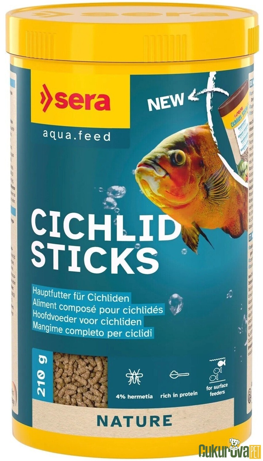 Sera Cichlids Sticks Stick Yem 1 L - 210 Gr