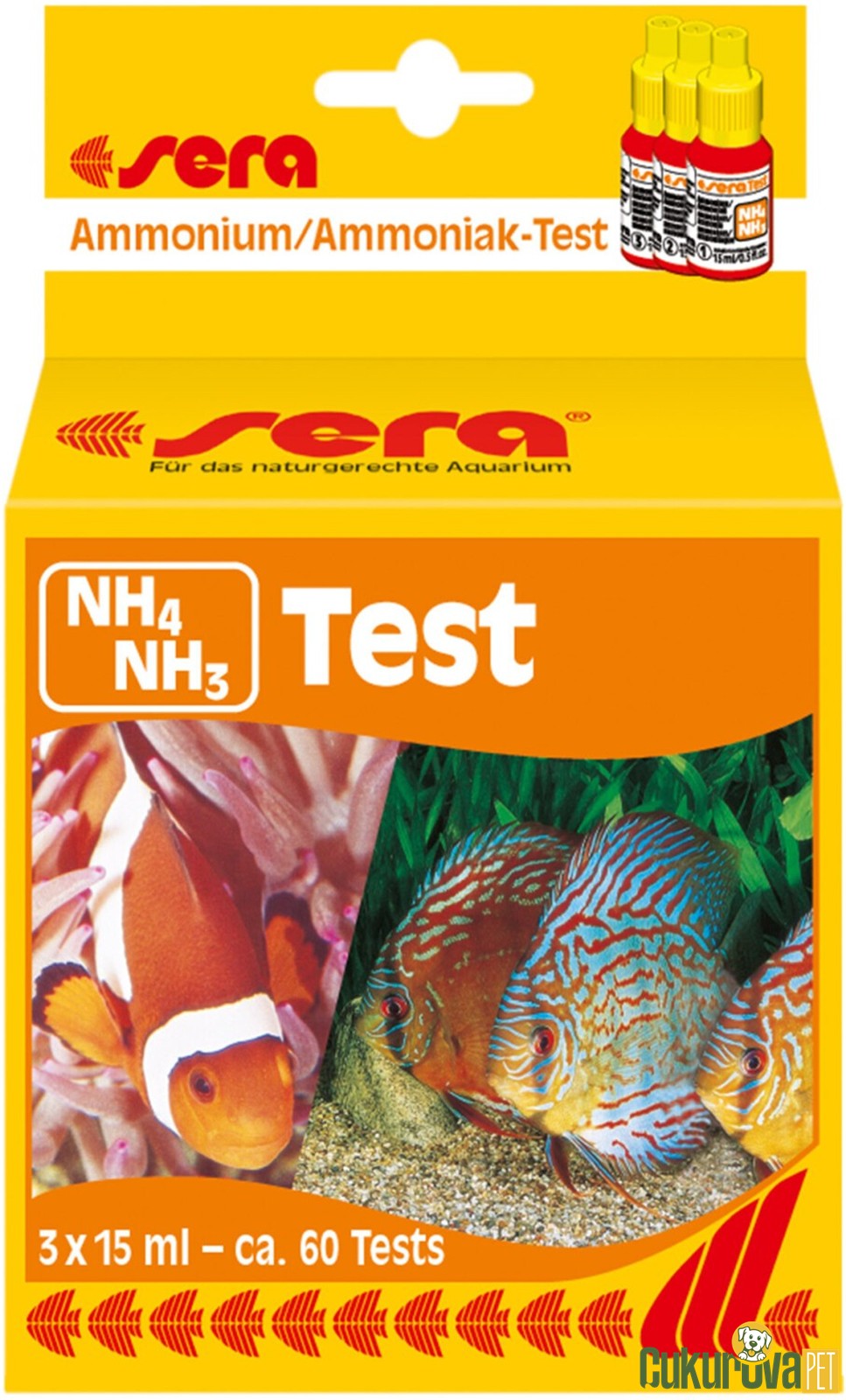 Sera NH4 / Amonyum -  NH3 / Amonyak Test Kiti