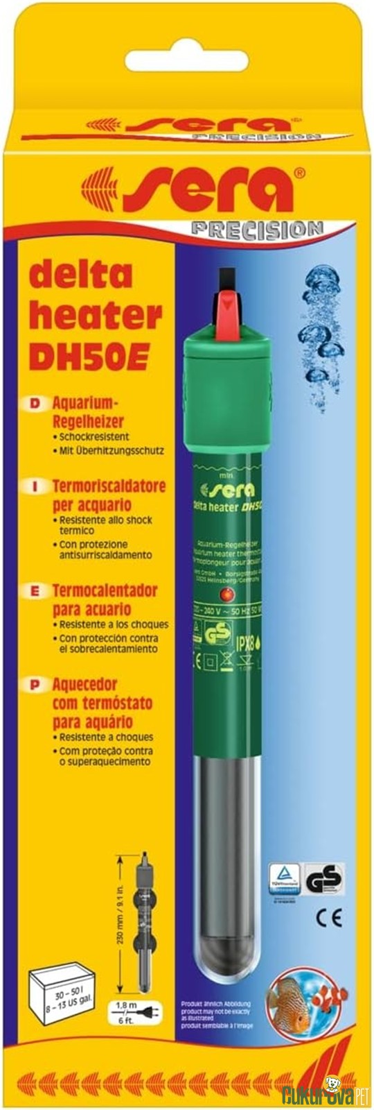 Sera Delta Healter DH50 W Akvaryum Isıtıcısı