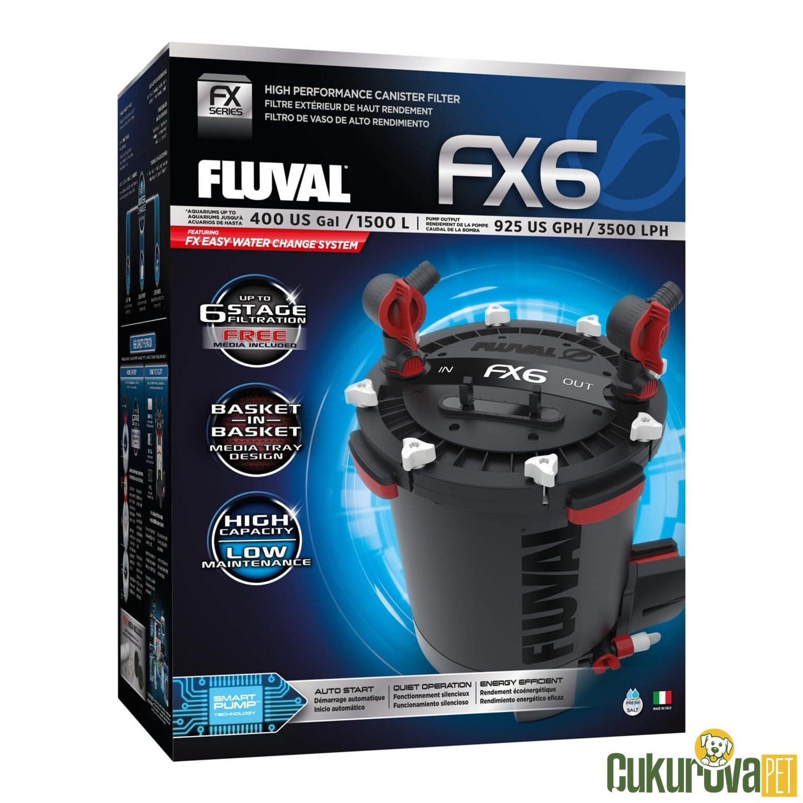 Fluval FX6 Akvaryum Dış Filtre