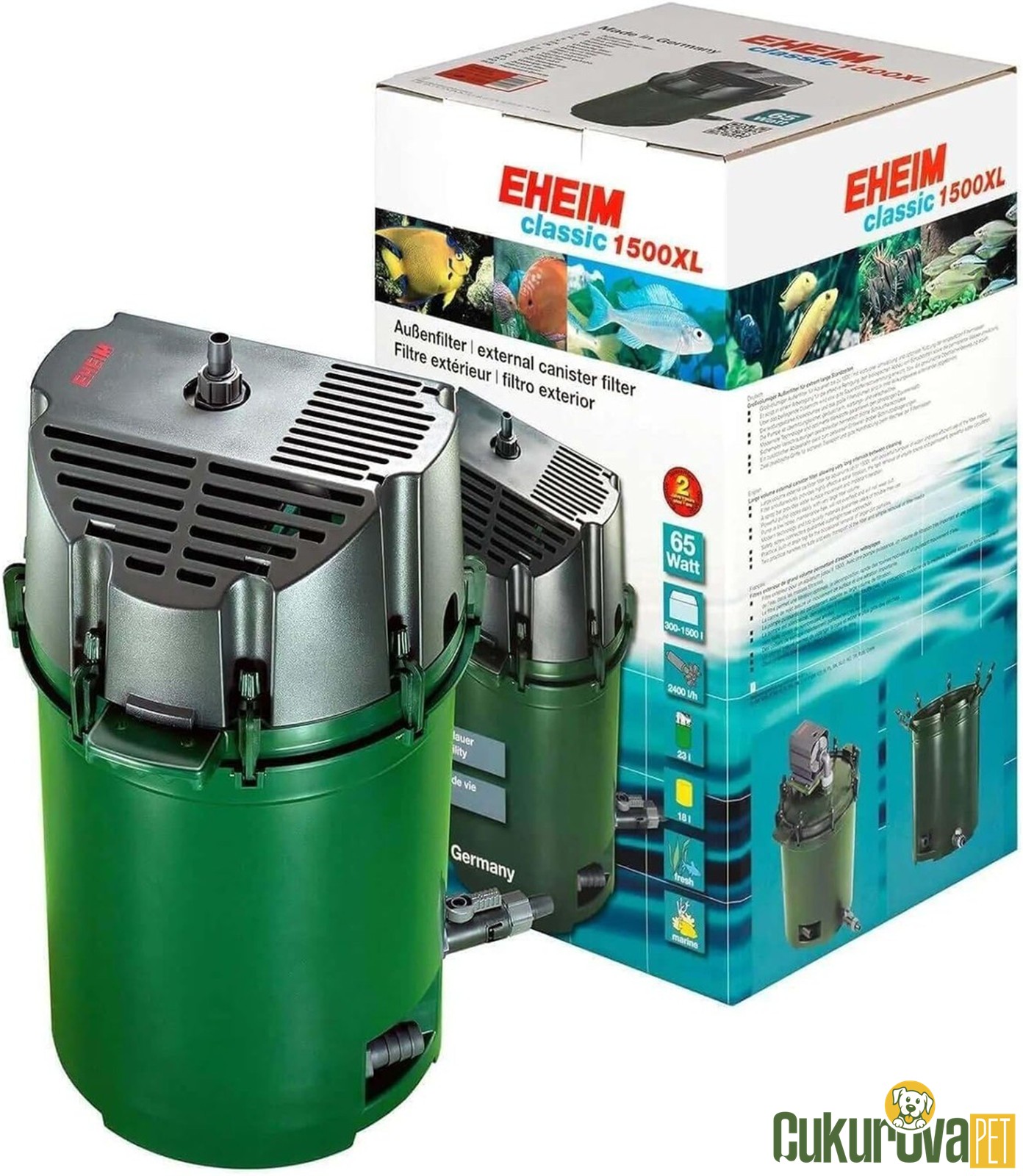 Eheim Classic 1500XL - 2260 Akvaryum Dış Filtre