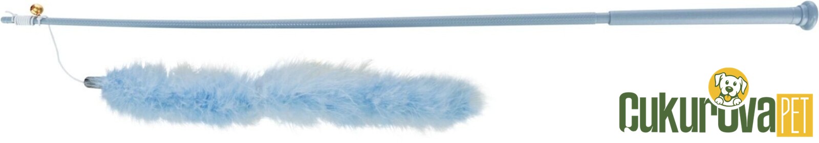 Trixie Peluş Kuyruklu Kedi Oltası Karışık Renkli 65 Cm