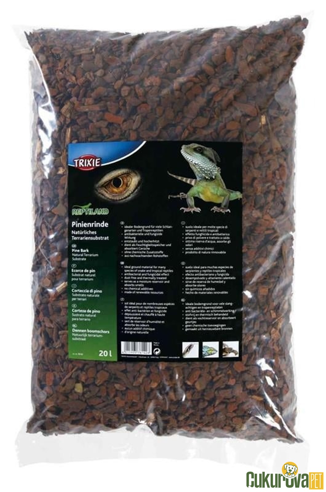 Trixie Özel Çam Kabuğu Sürüngen Taban Malzemesi 20 L
