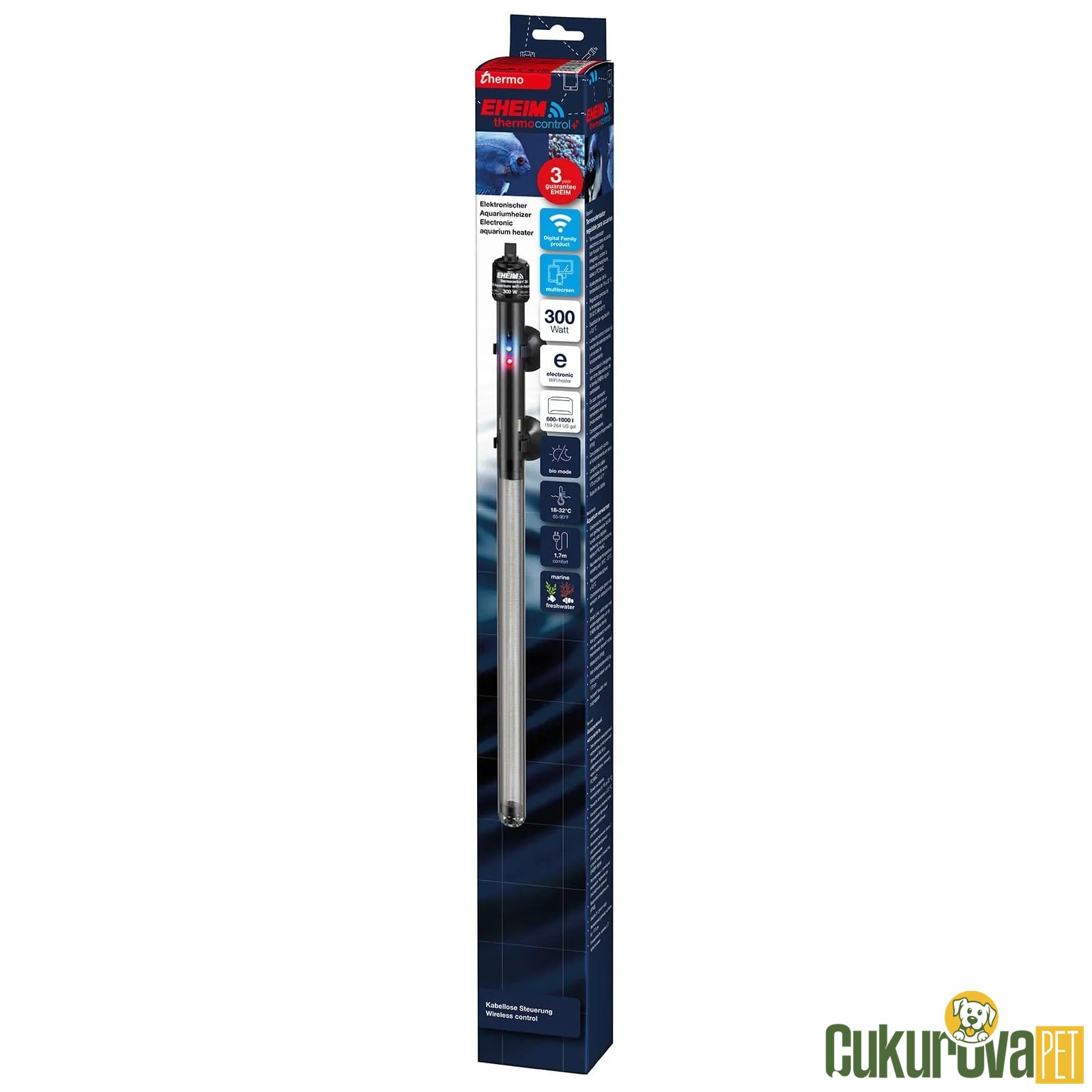 Eheim Thermocontrol+e 300 W Akvaryum Isıtıcı