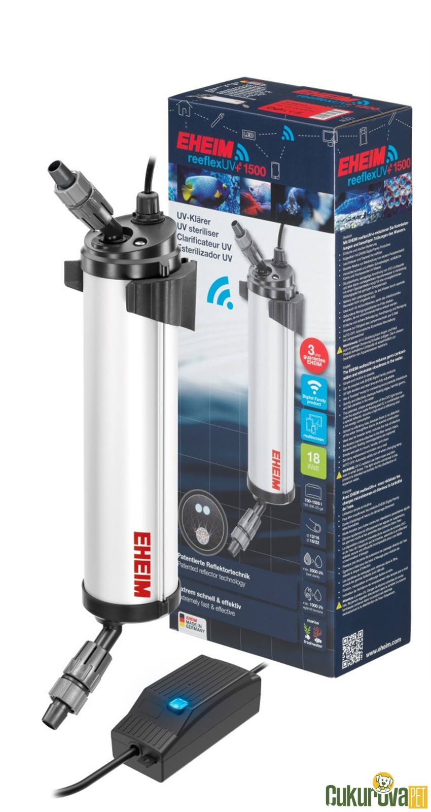 Eheim Reeflex UV+E 1500 - 3734 Akvaryum Uv Filtre